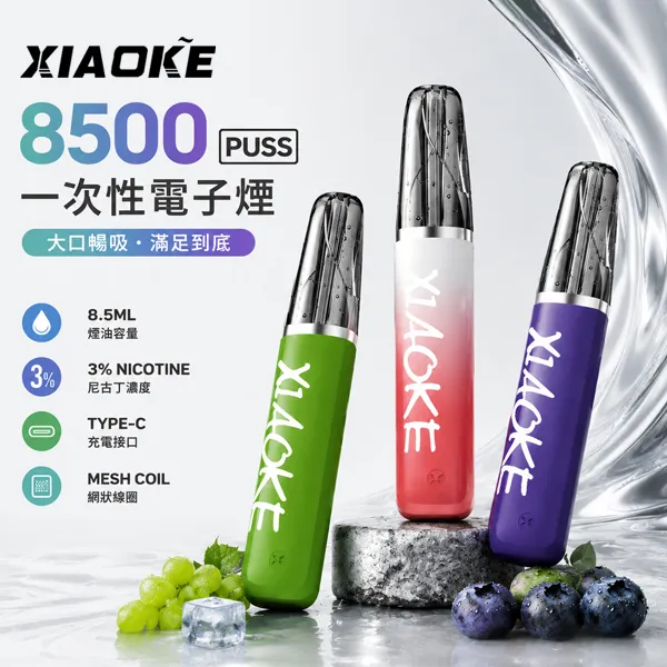 梟客/XIAOKE 8500口拋棄式 20種口味